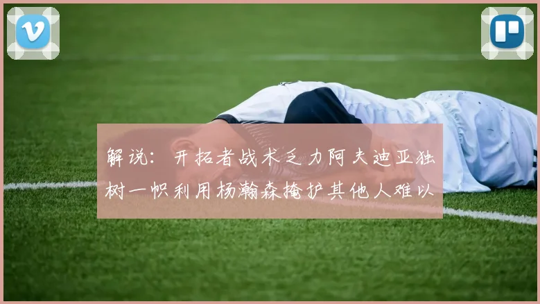 解说：开拓者战术乏力阿夫迪亚独树一帜利用杨瀚森掩护其他人难以配合